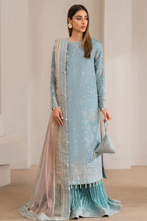 EMBROIDERED RAW SILK UR-7013