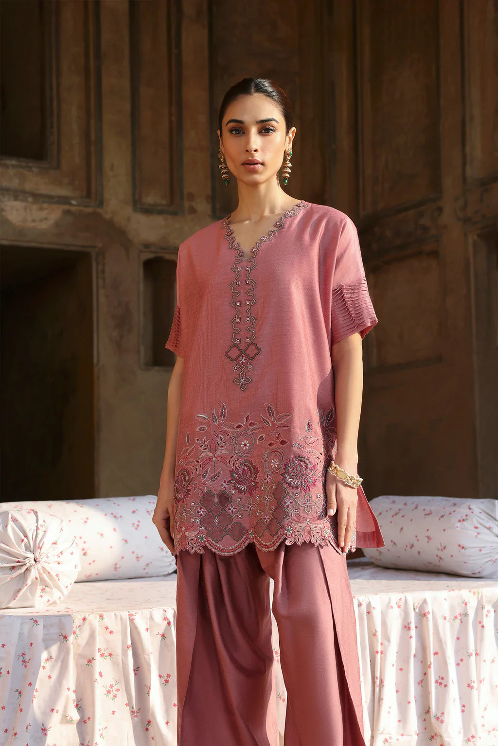 TEA ROSE MATCHING SET