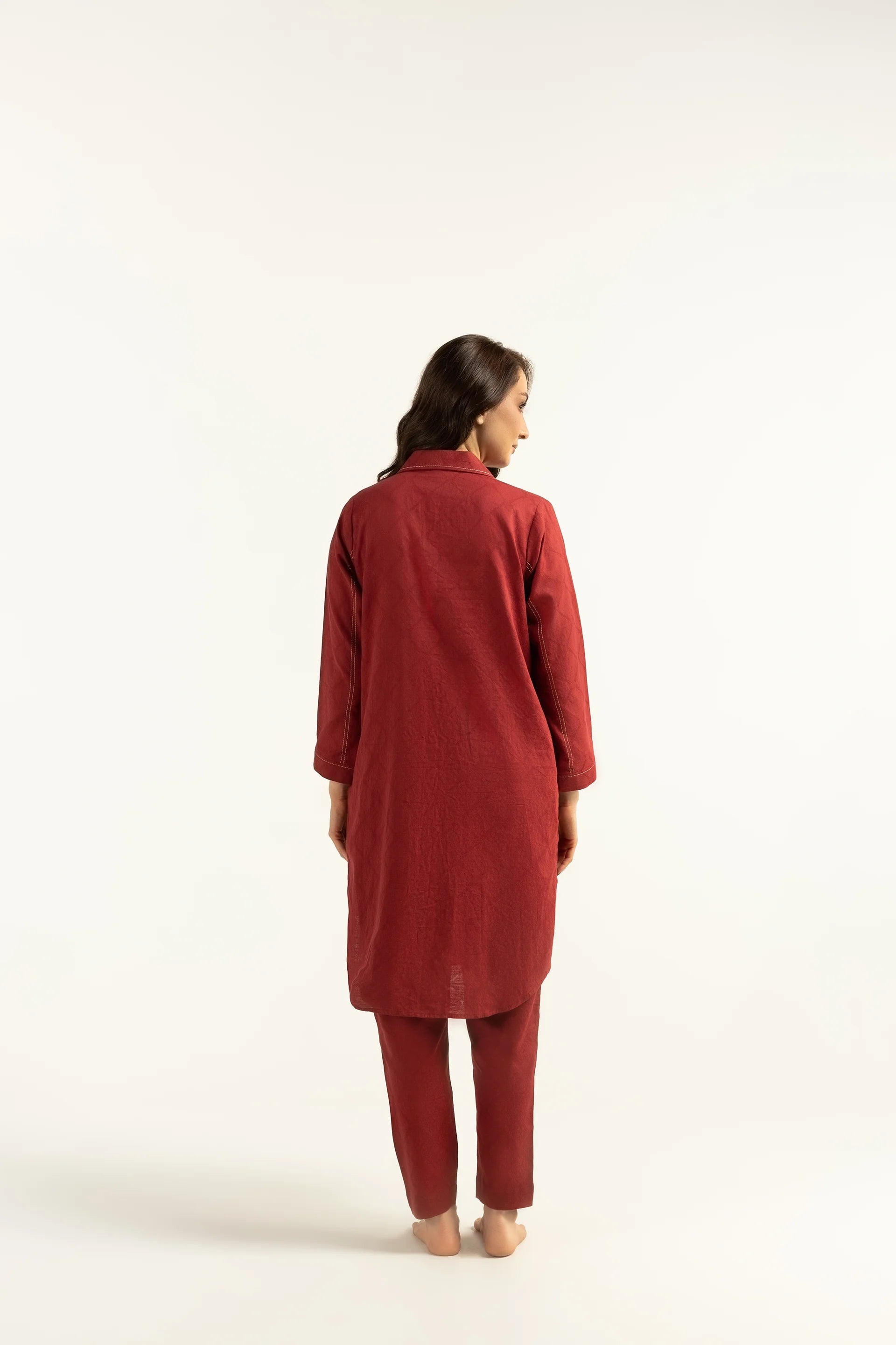 Red Chai Matching Set