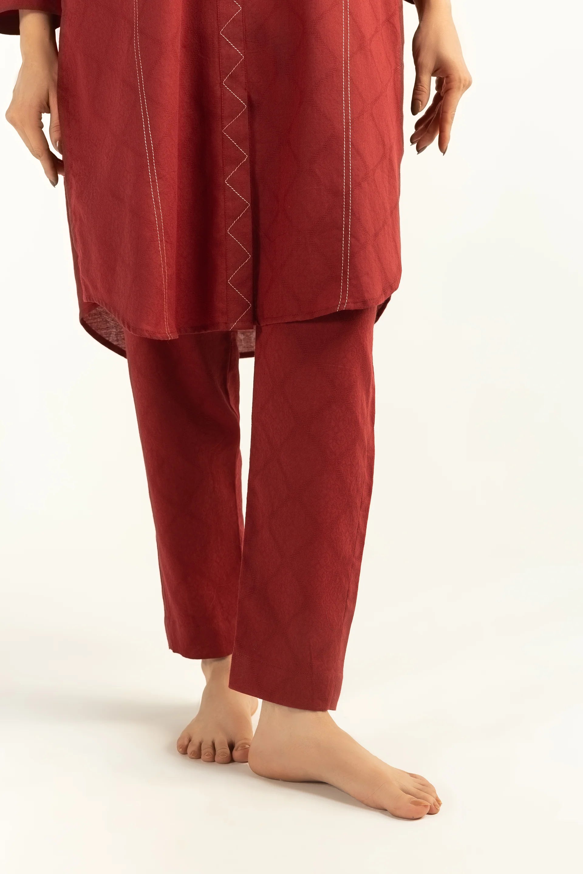 Red Chai Matching Set