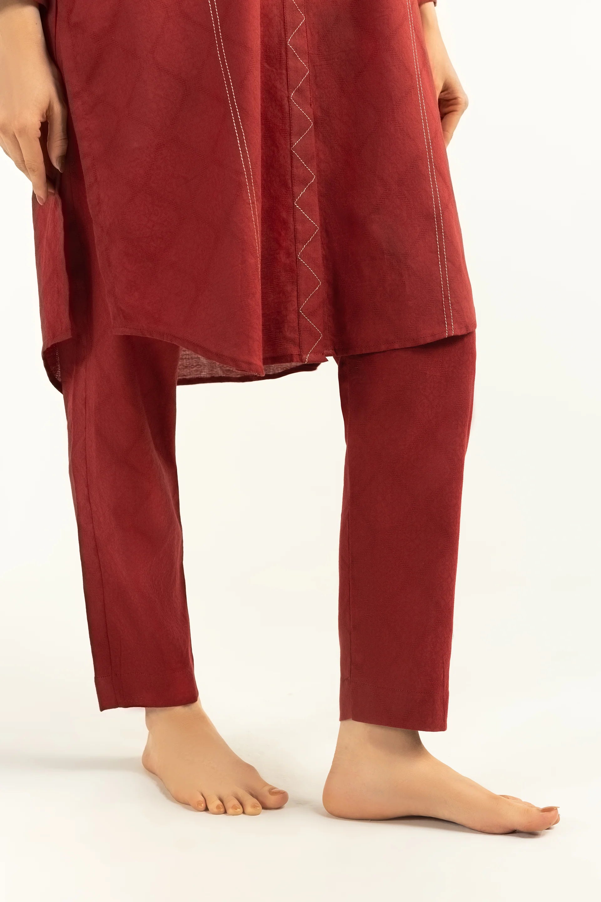 Red Chai Matching Set