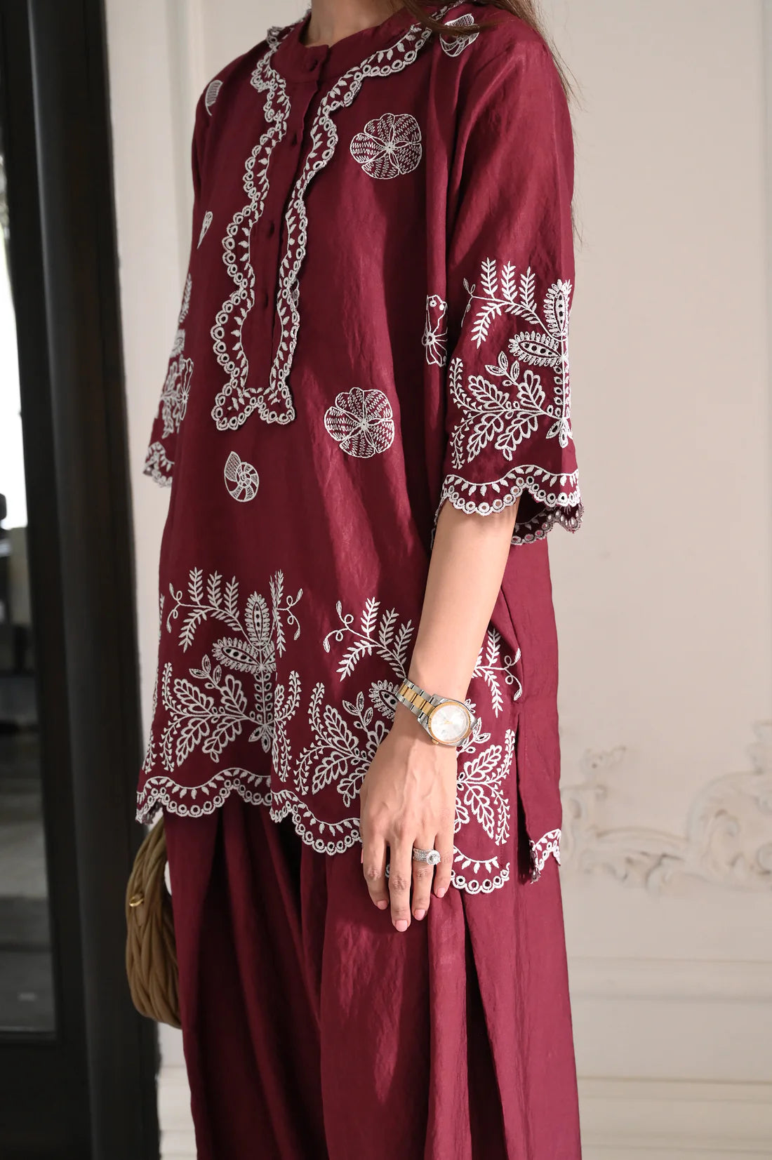 MONCHERI BURGUNDY SET