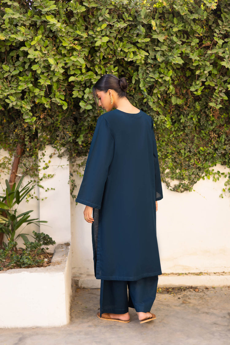 2PC LAWN SOLID PSK 01 - TEAL