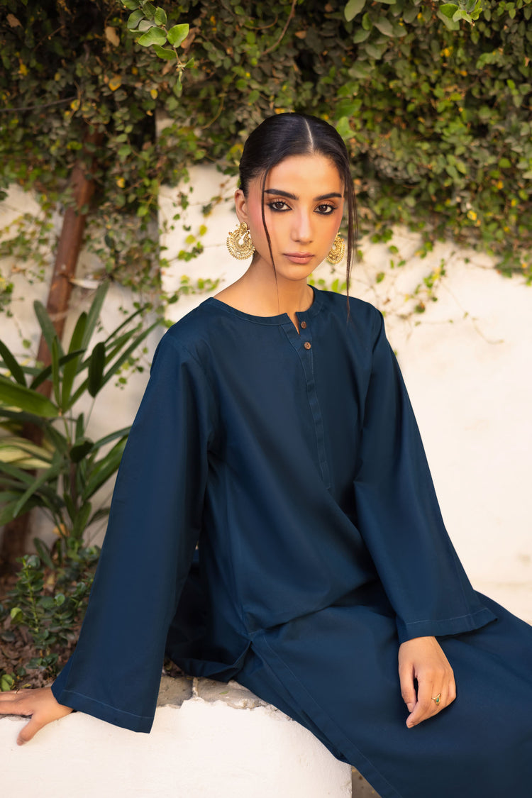 2PC LAWN SOLID PSK 01 - TEAL