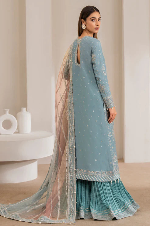 EMBROIDERED RAW SILK UR-7013