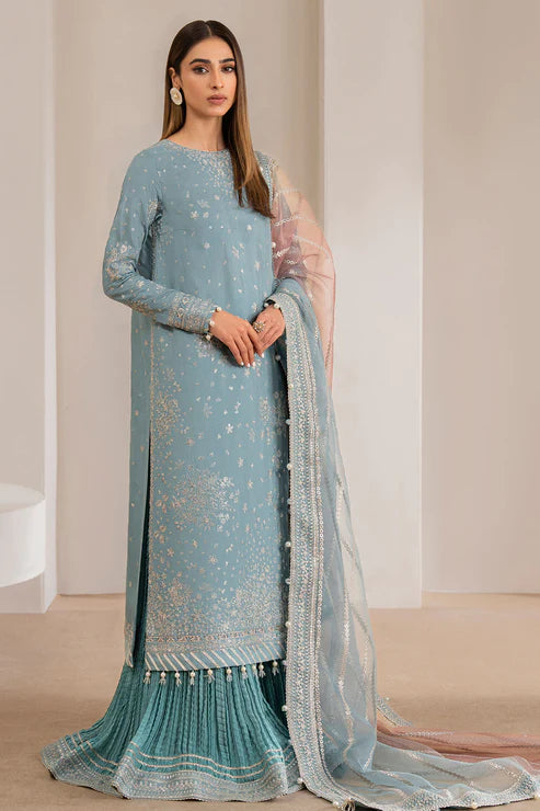 EMBROIDERED RAW SILK UR-7013