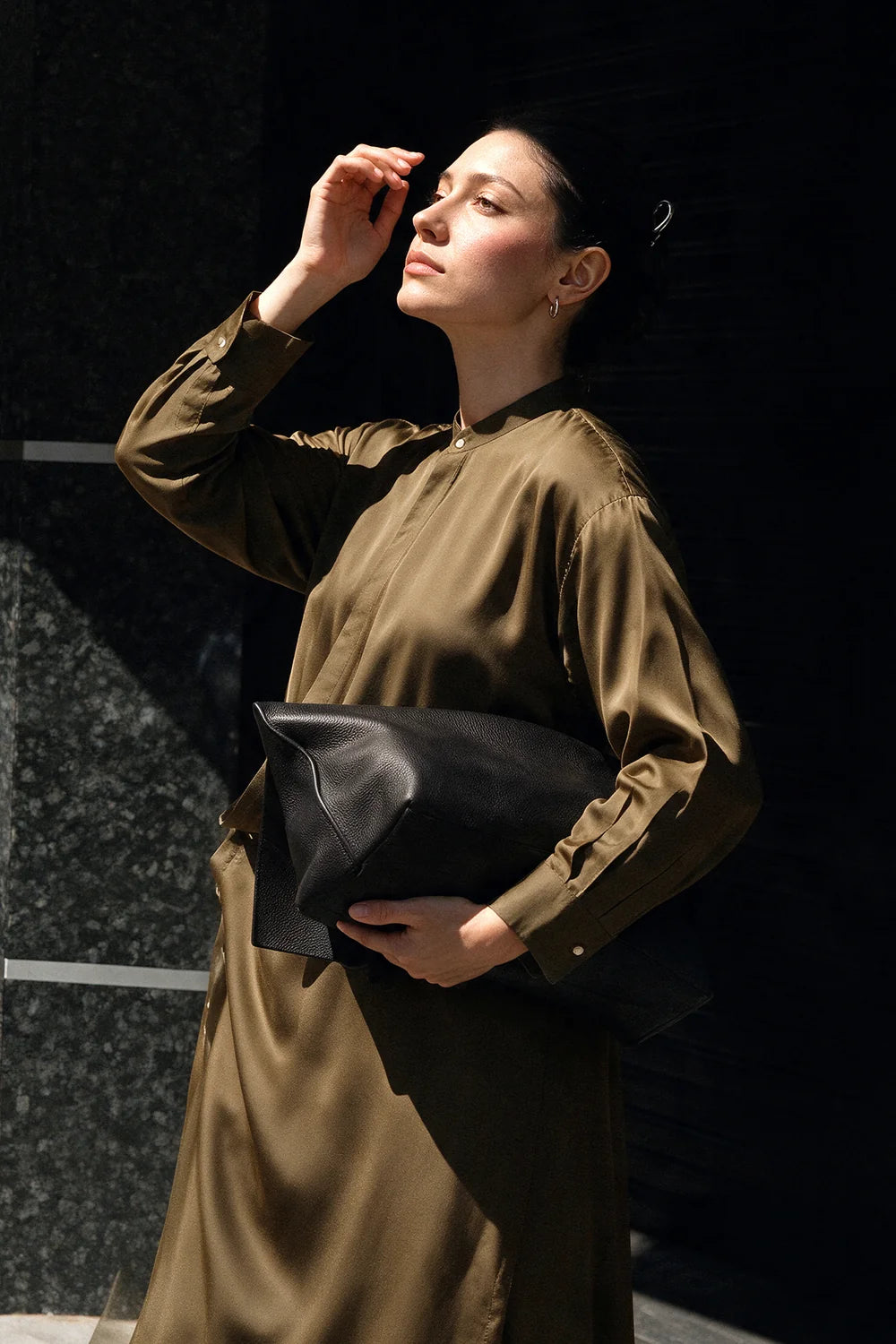 ETHNC SOLID SUIT - OLIVE | E9652-102-120