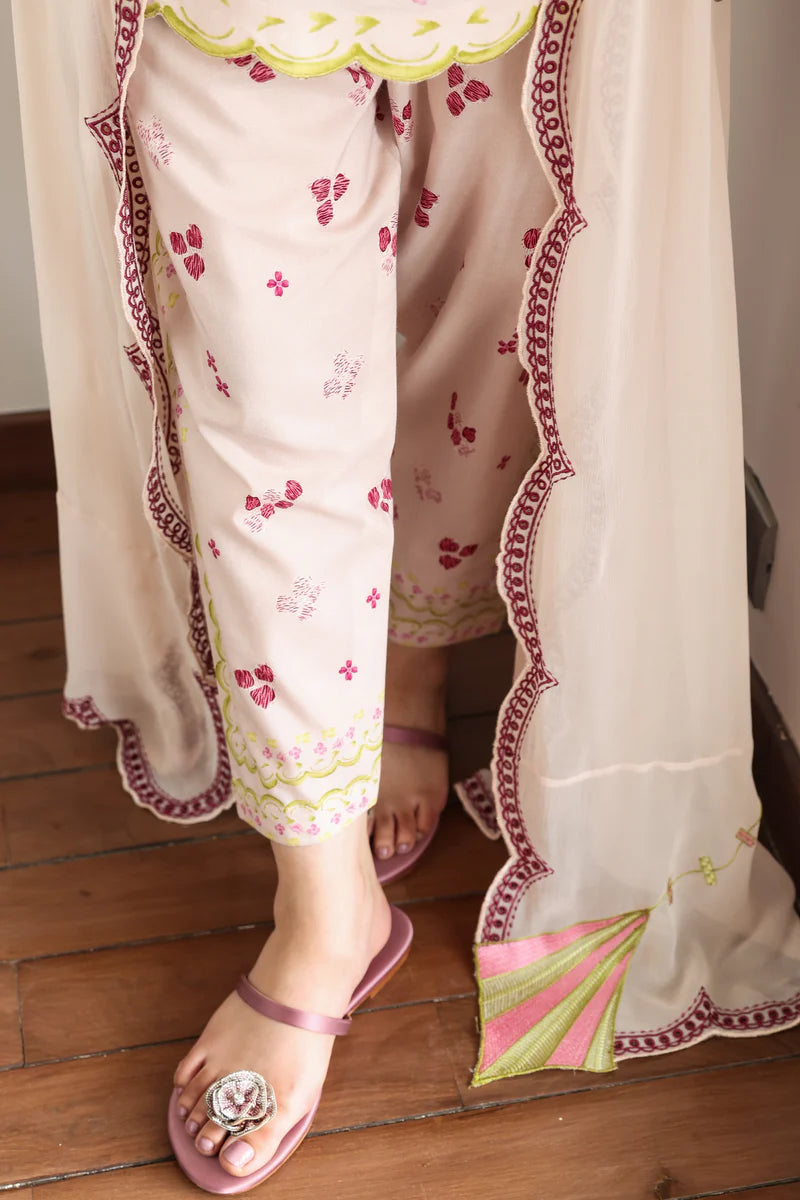 BLUSH PINK LUXURY PRINTED 3PCS SET (NPA3-25433)