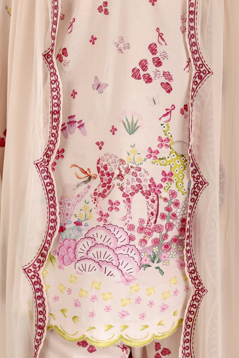 BLUSH PINK LUXURY PRINTED 3PCS SET (NPA3-25433)