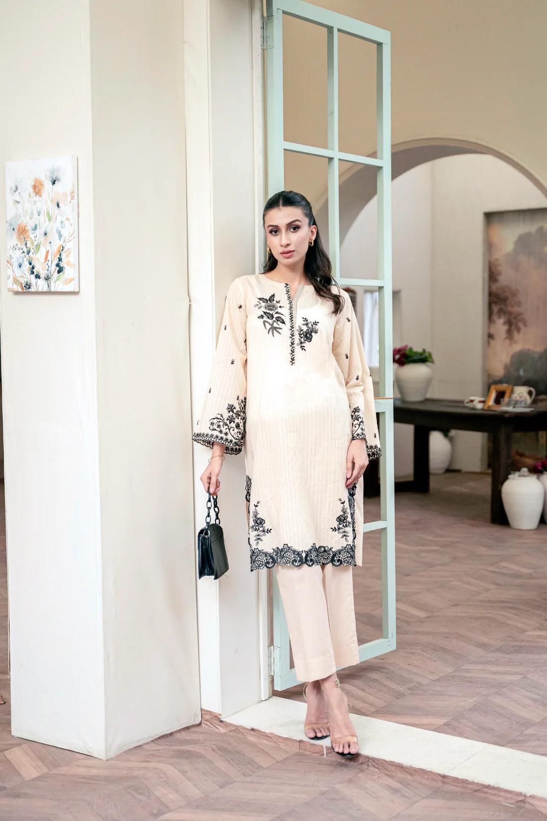 02 PIECE READY TO WEAR EMBROIDERED CO-ORDS