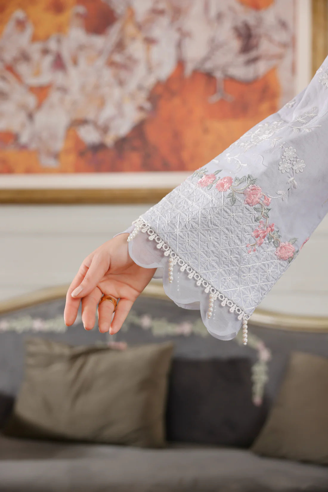 02 PIECE READY TO WEAR EMBROIDERED CO-ORDS