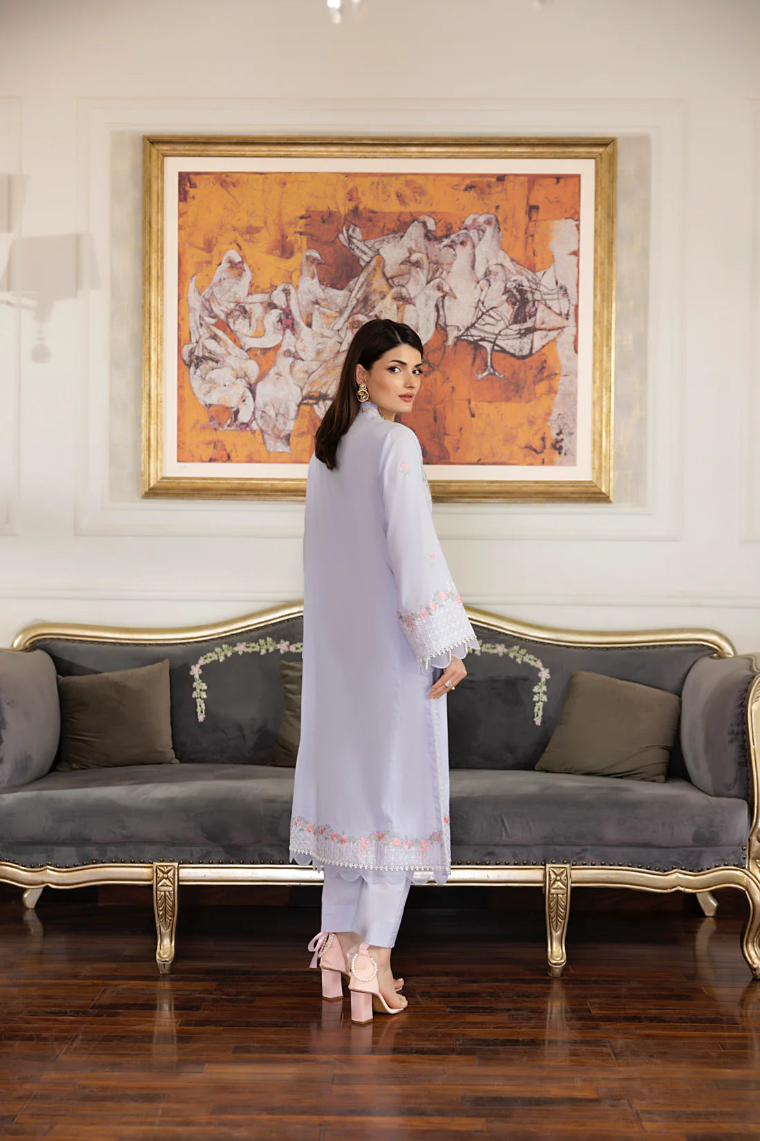 02 PIECE READY TO WEAR EMBROIDERED CO-ORDS