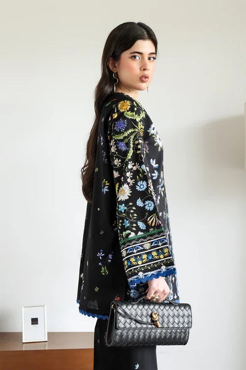 BLACK LUXURY PRINTED 2PCS SET (NPA2-25309)