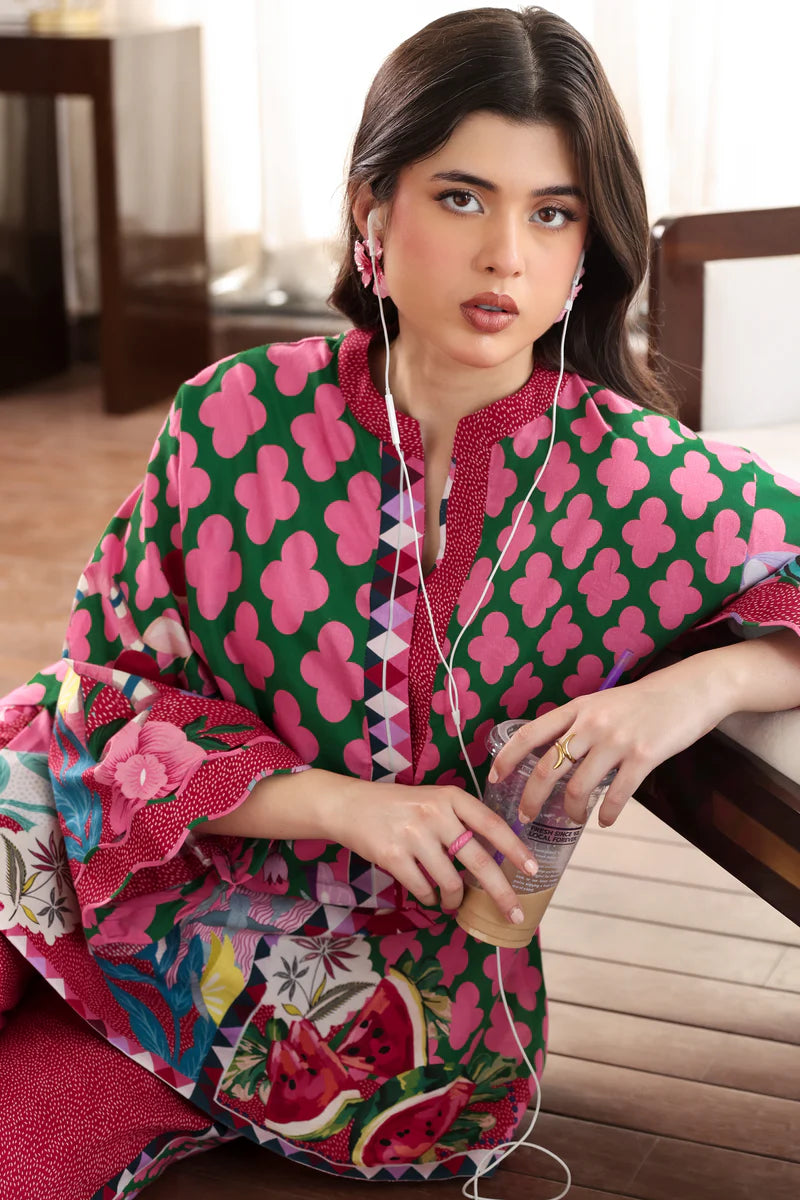 WATERMELON LUXURY PRINTED 2PCS SET (NPA2-25310)
