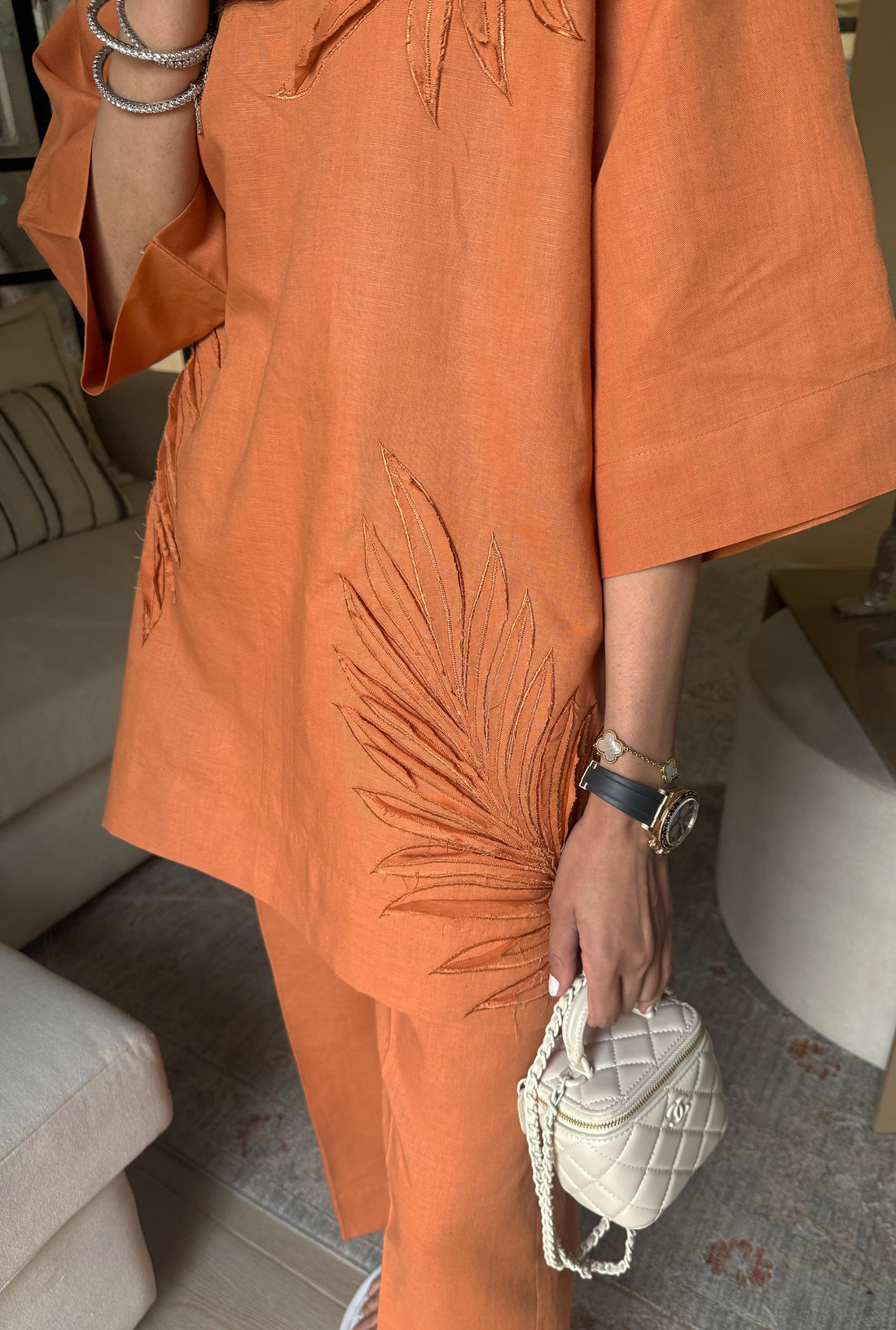 PEACH TAN SET