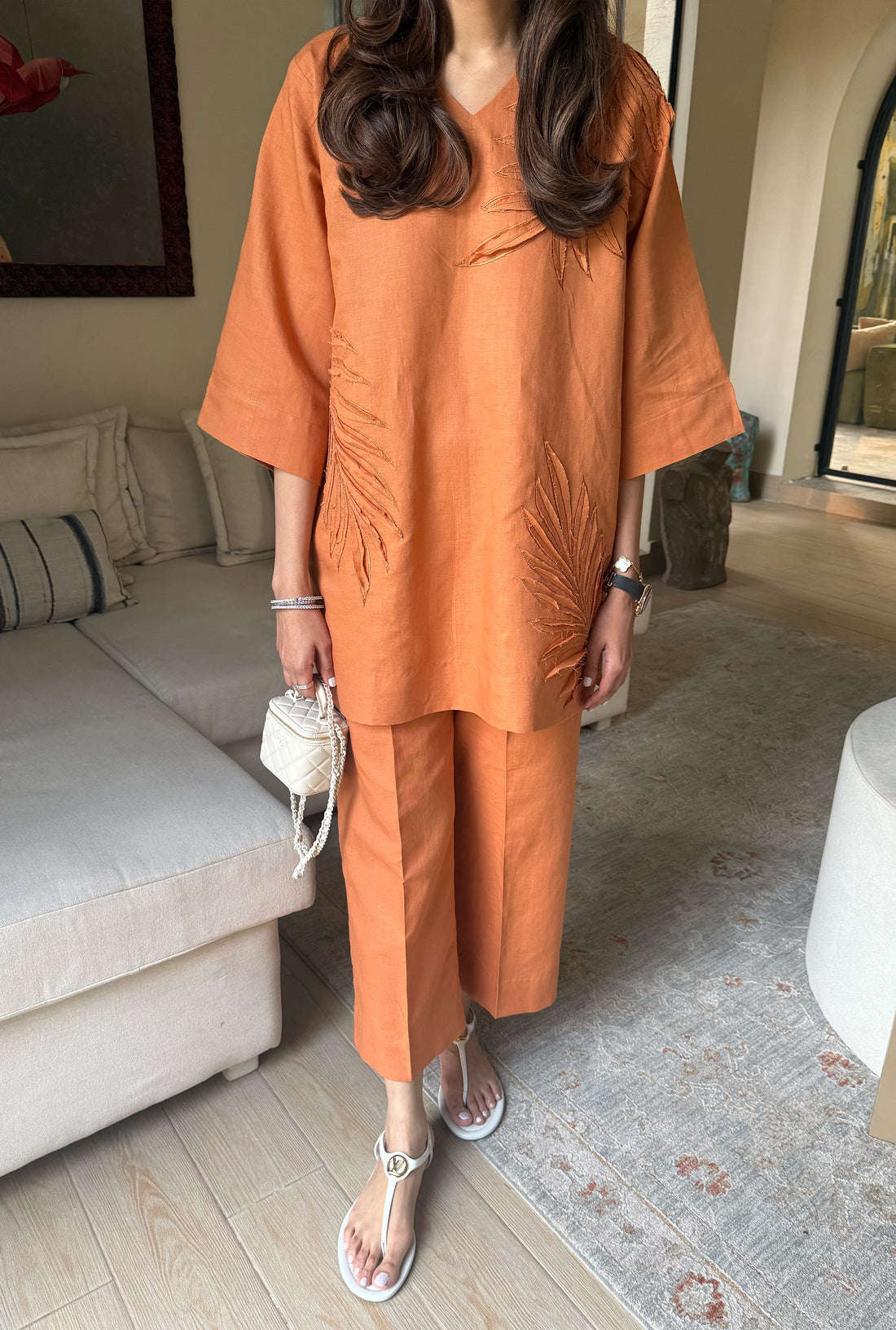 PEACH TAN SET