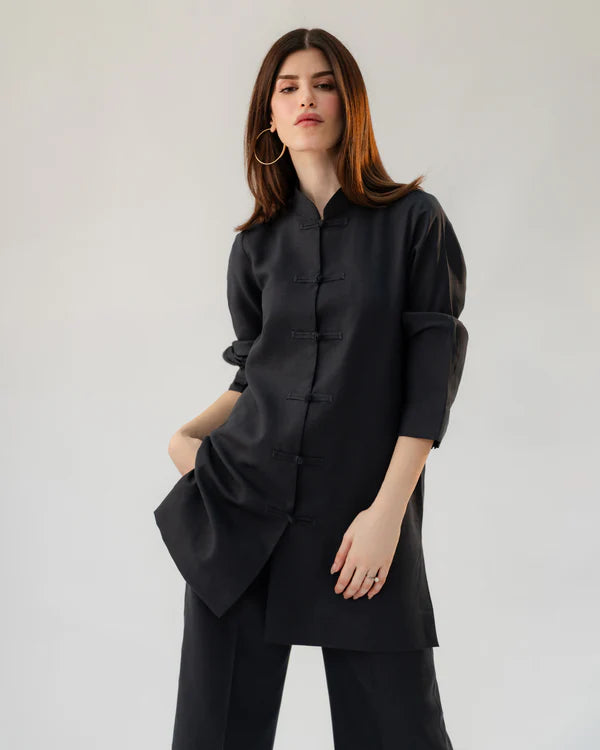 MANDARIN COLLAR SET