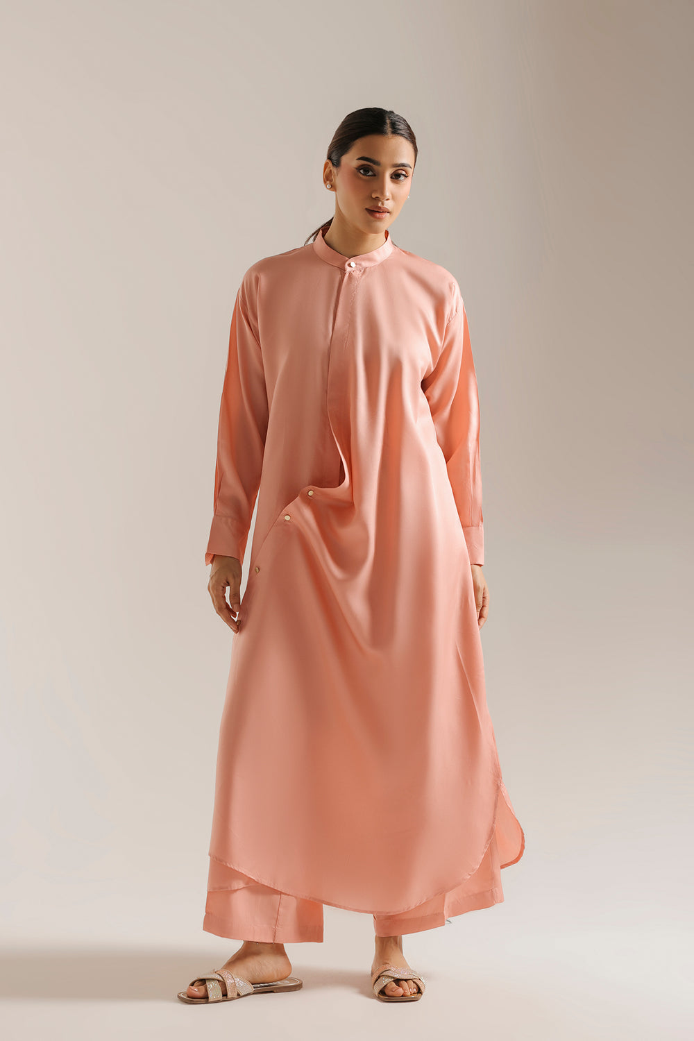 ETHNC SOLID SUIT - BLUSH CORAL | E9652-102-314