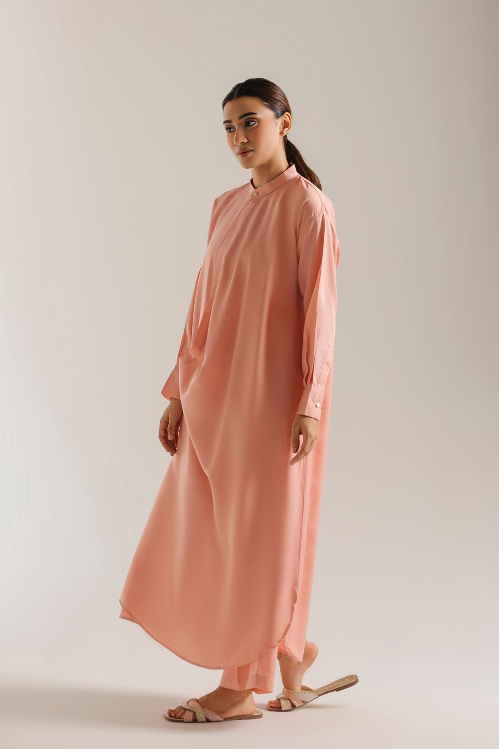 ETHNC SOLID SUIT - BLUSH CORAL | E9652-102-314