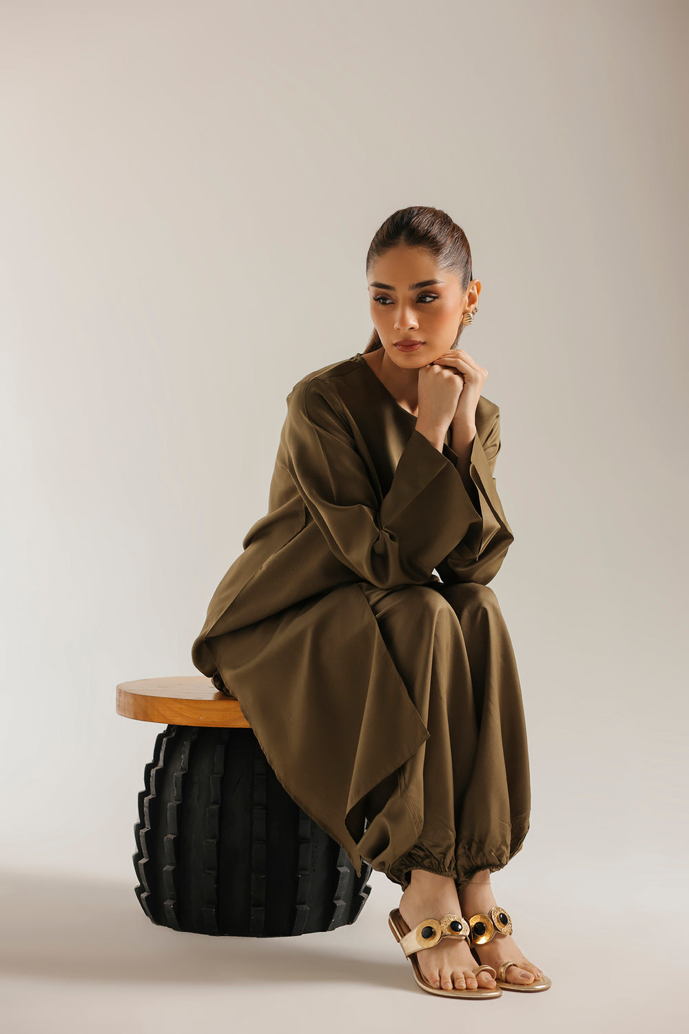 ETHNC SOLID SUIT - GREEN | E9651-102-701