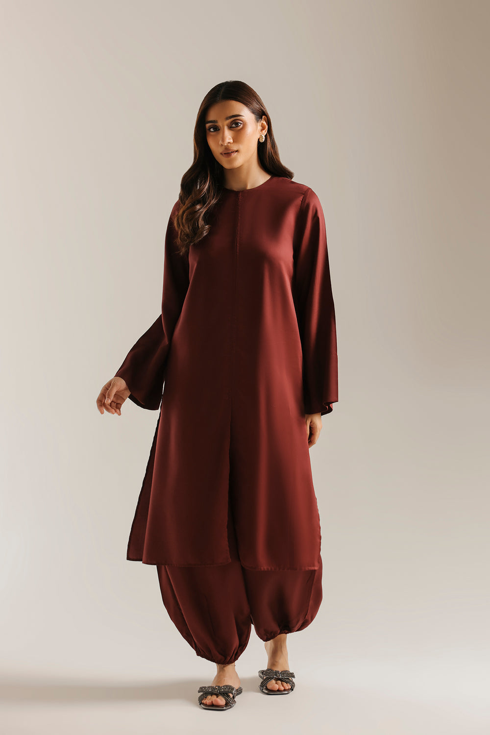 ETHNC SOLID SUIT - CHERRY RED | E9651-102-306