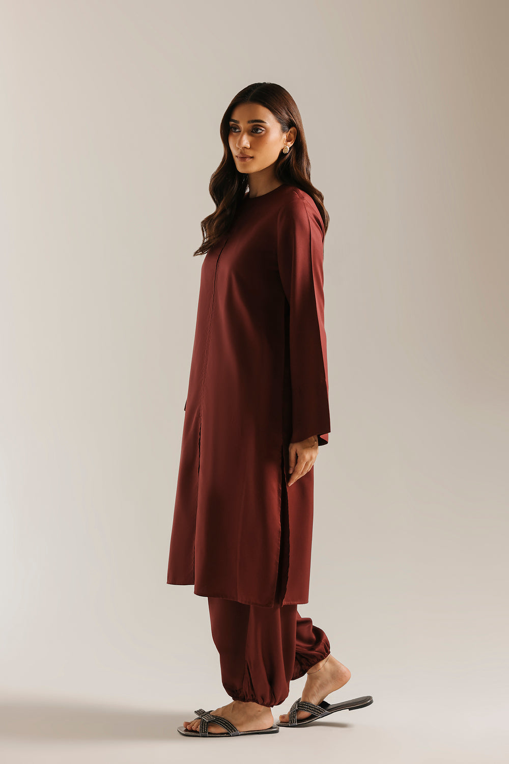ETHNC SOLID SUIT - CHERRY RED | E9651-102-306