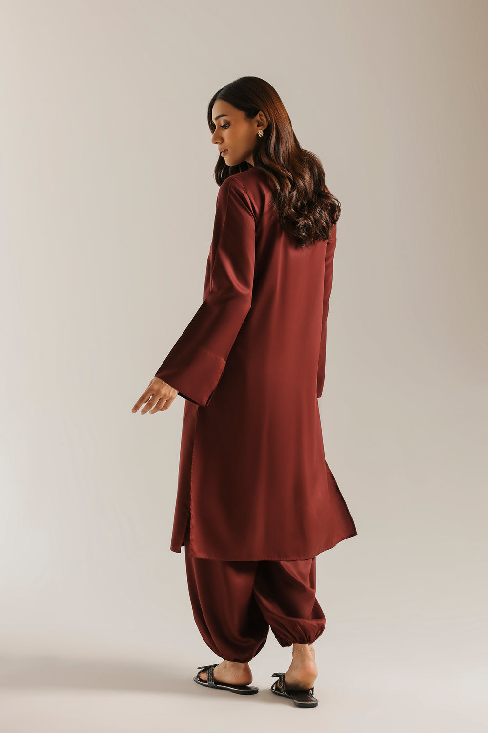 ETHNC SOLID SUIT - CHERRY RED | E9651-102-306