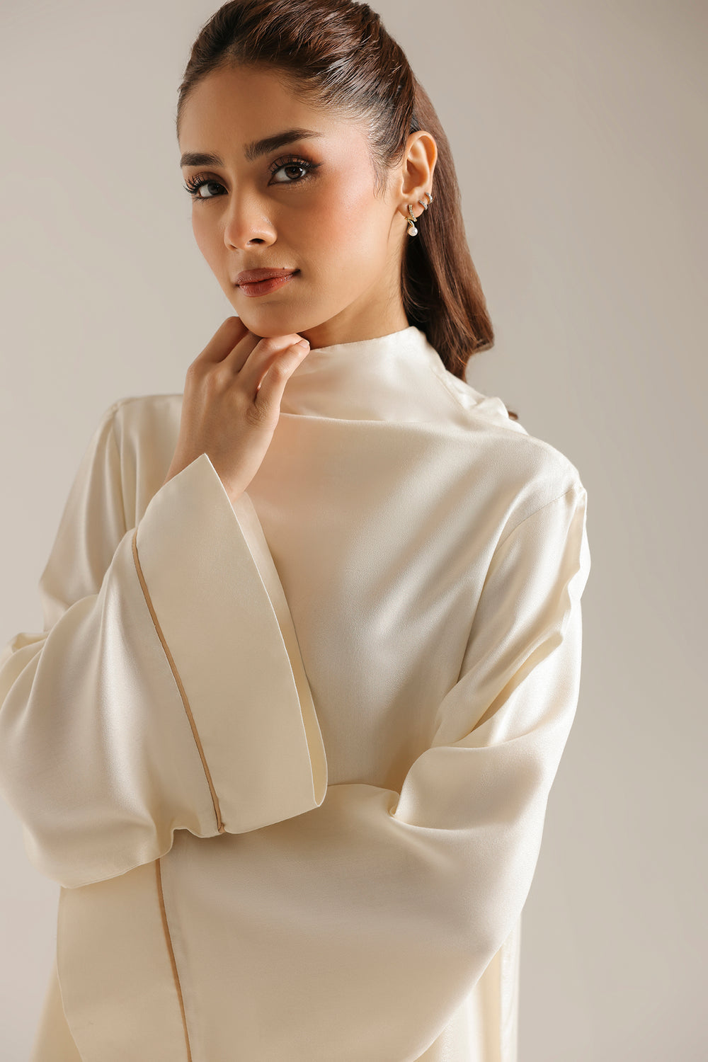 ETHNC SOLID SUIT - COCONUT MILK | E9662-102-003