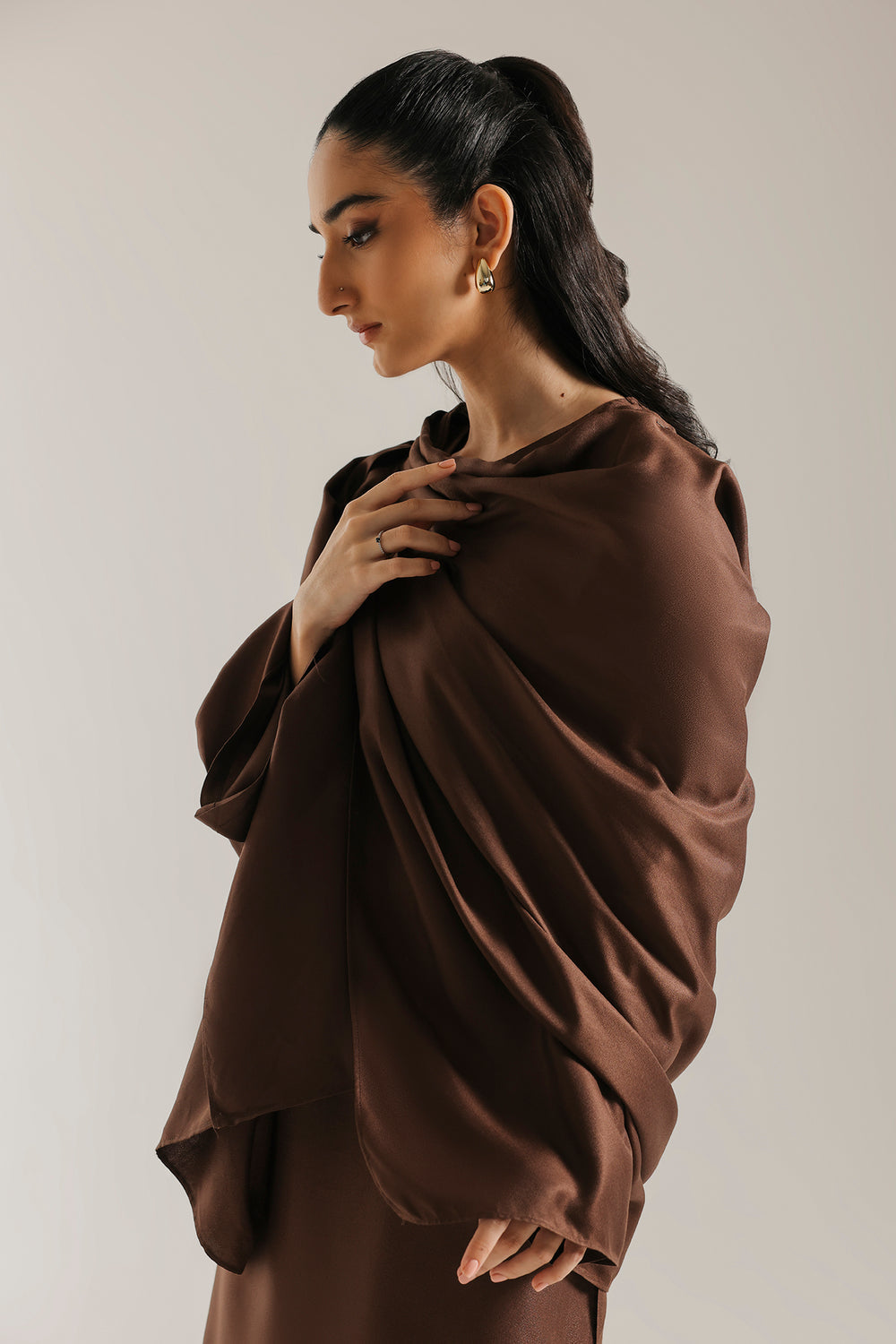 ETHNC SOLID SUIT - DARK BROWN | E9661-102-803