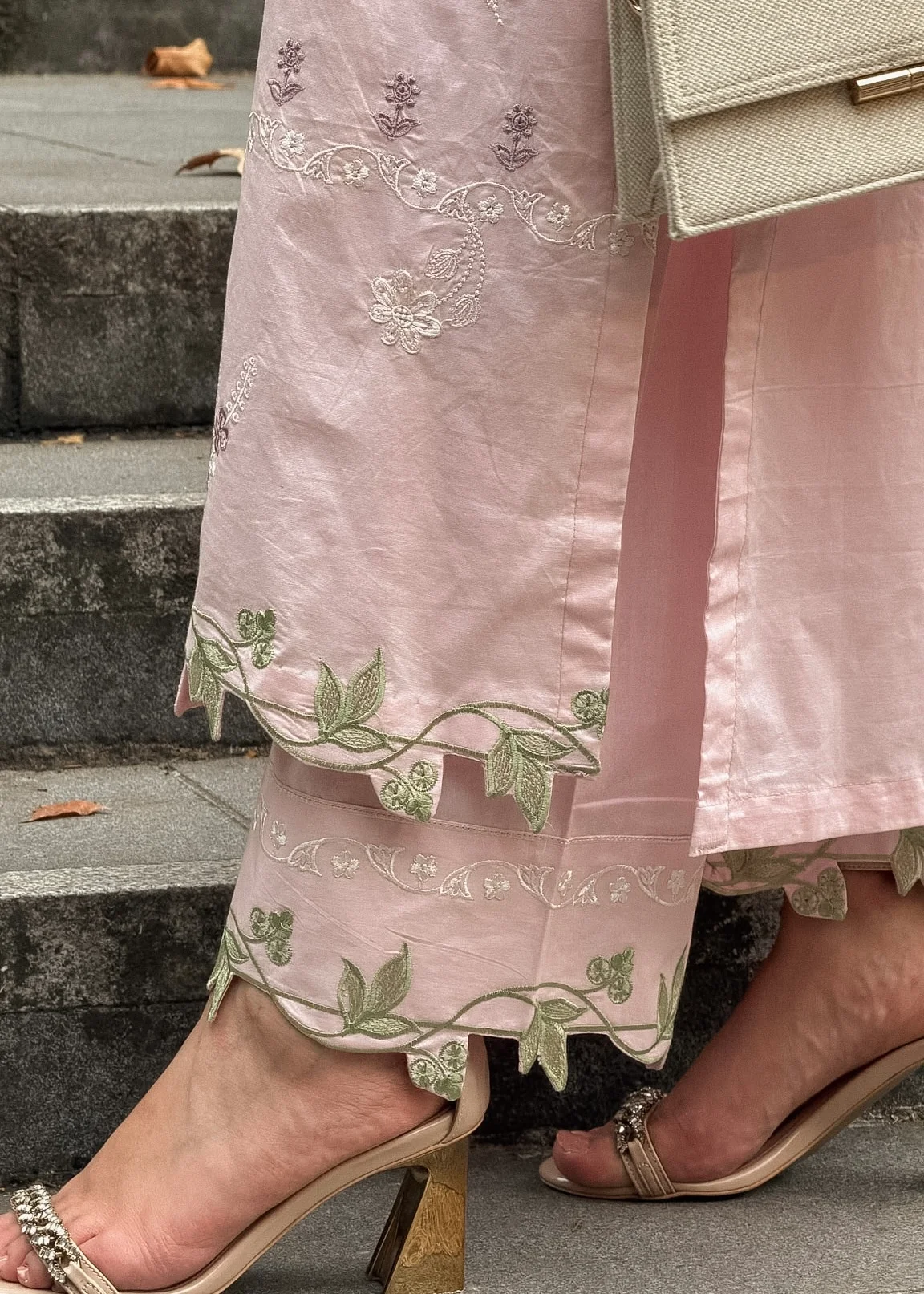 ZINNIA - PINK EMBROIDERED CO-ORD SET