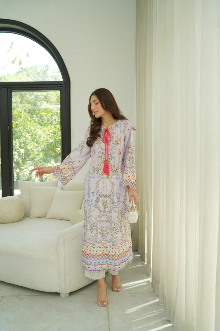 LILAC GARDEN KAFTAN