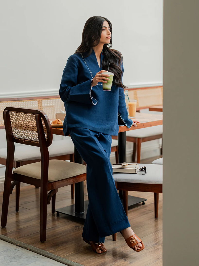 COBALT - 2 PCS LINEN SET