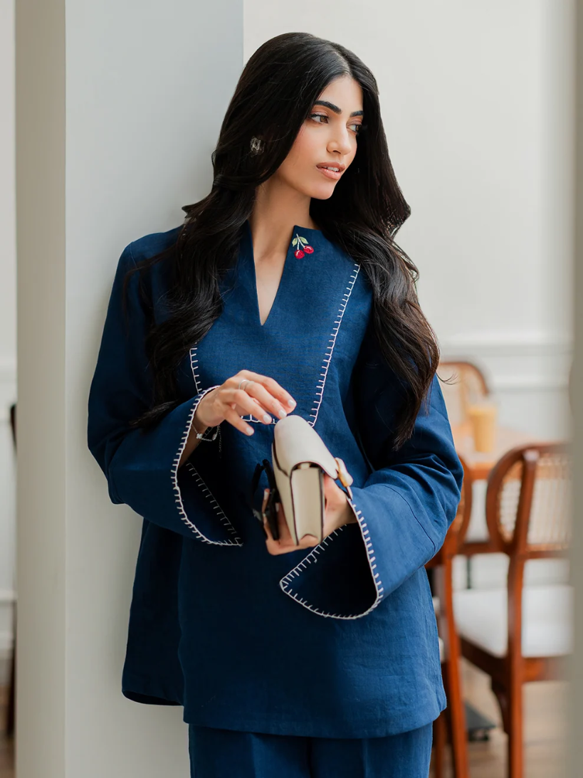 COBALT - 2 PCS LINEN SET