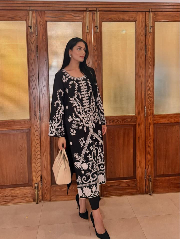 Black Ari Embroidered Ensemble