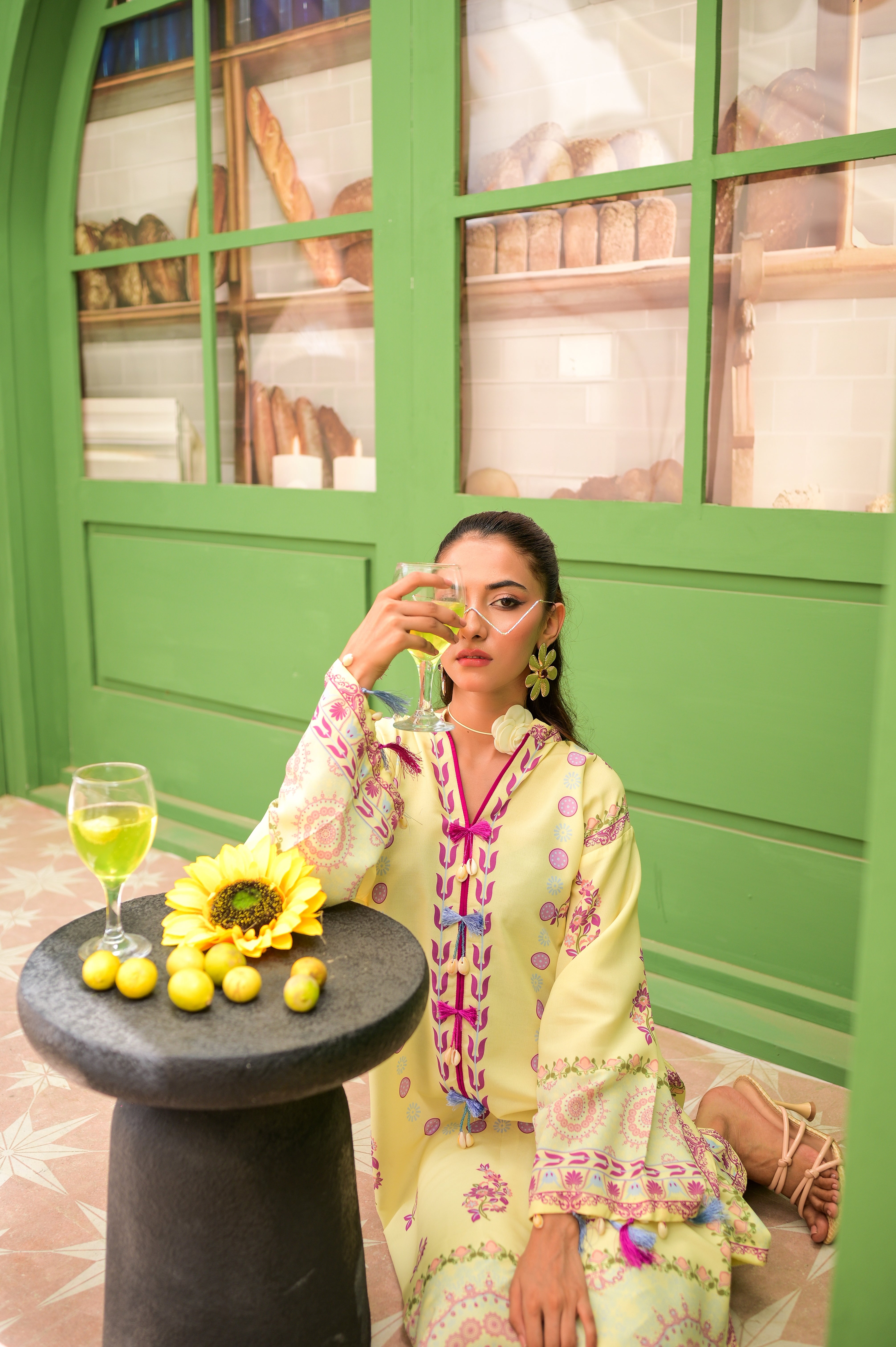 BUTTER YELLOW KAFTAN