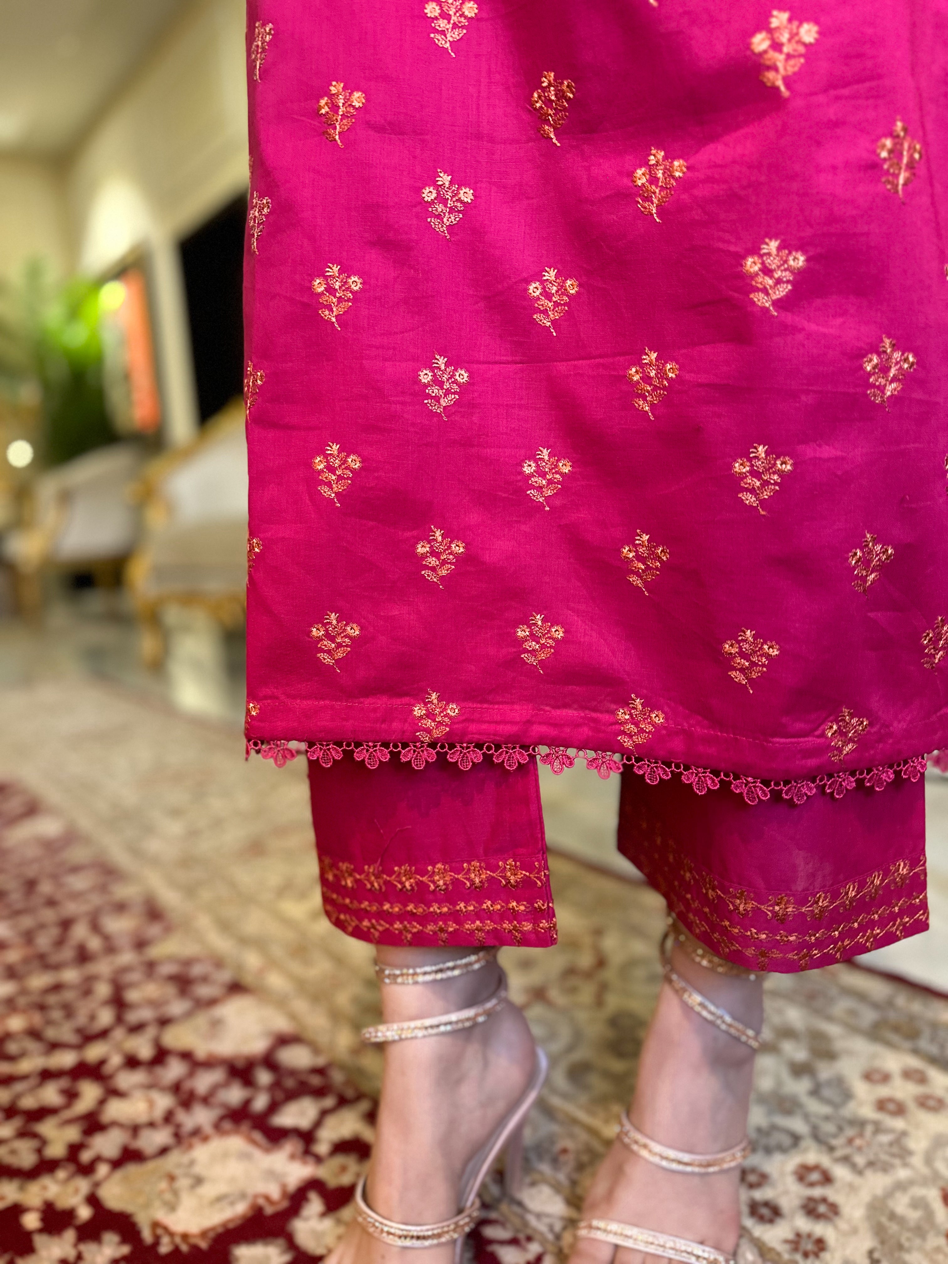 MAGENTA PINK CO-ORD SET