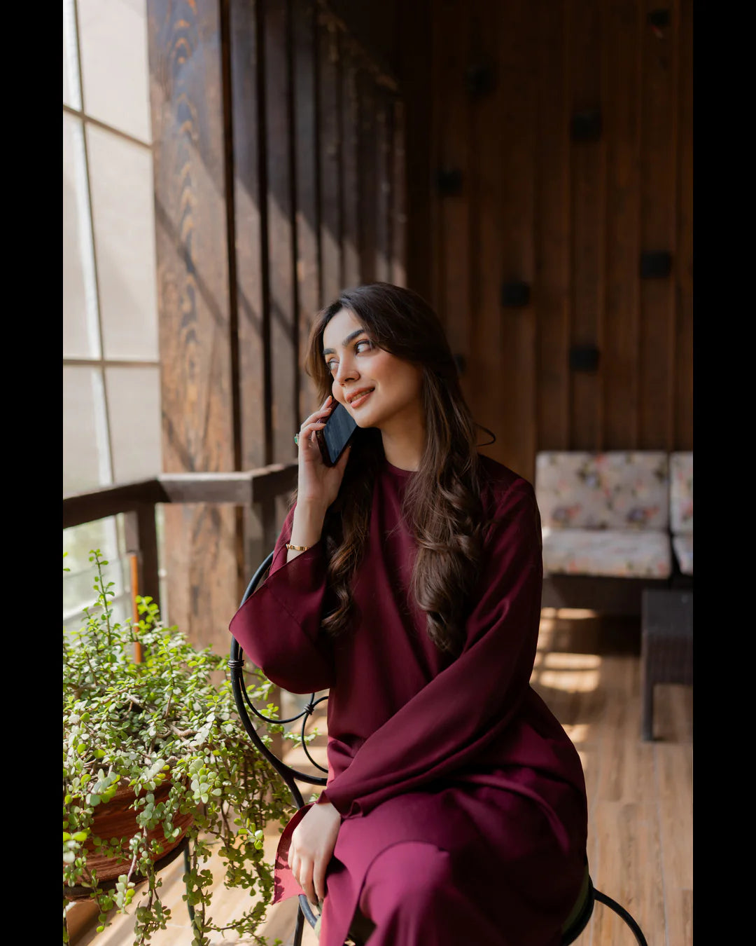 BURGUNDY GALENTINE SET
