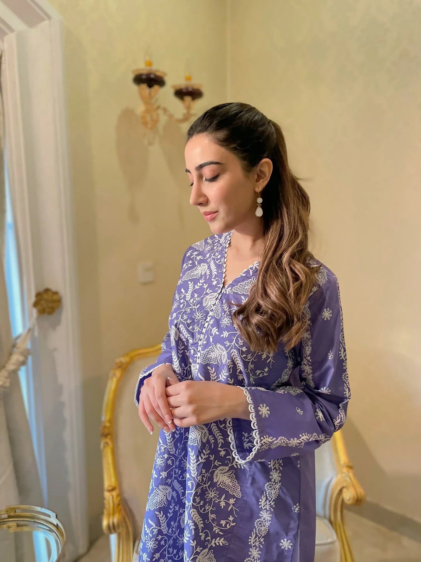 NAARJ PURPLE KURTA