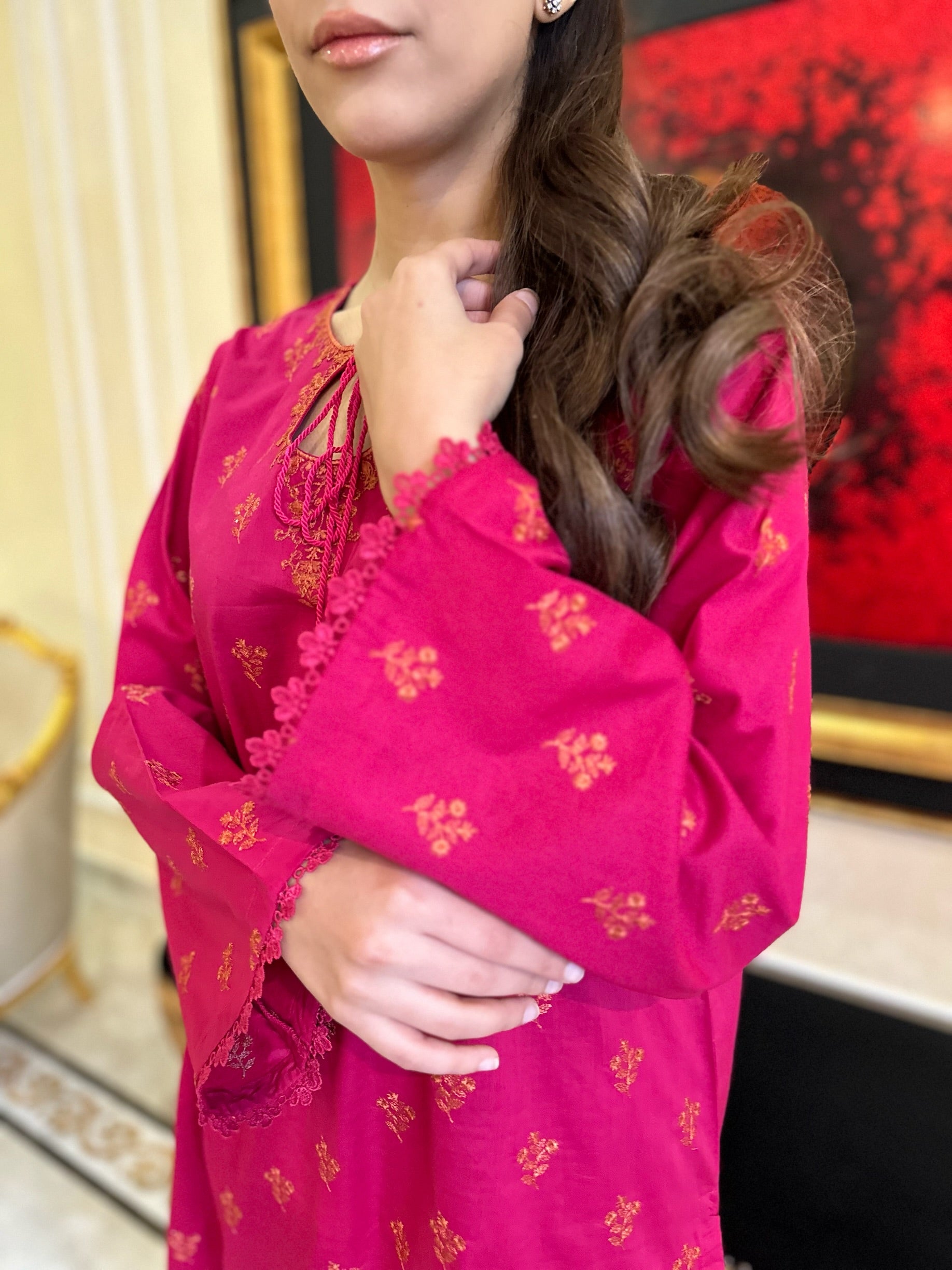 MAGENTA PINK CO-ORD SET