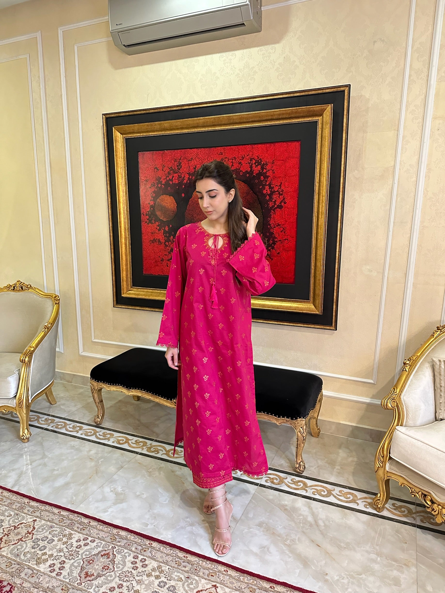 MAGENTA PINK CO-ORD SET