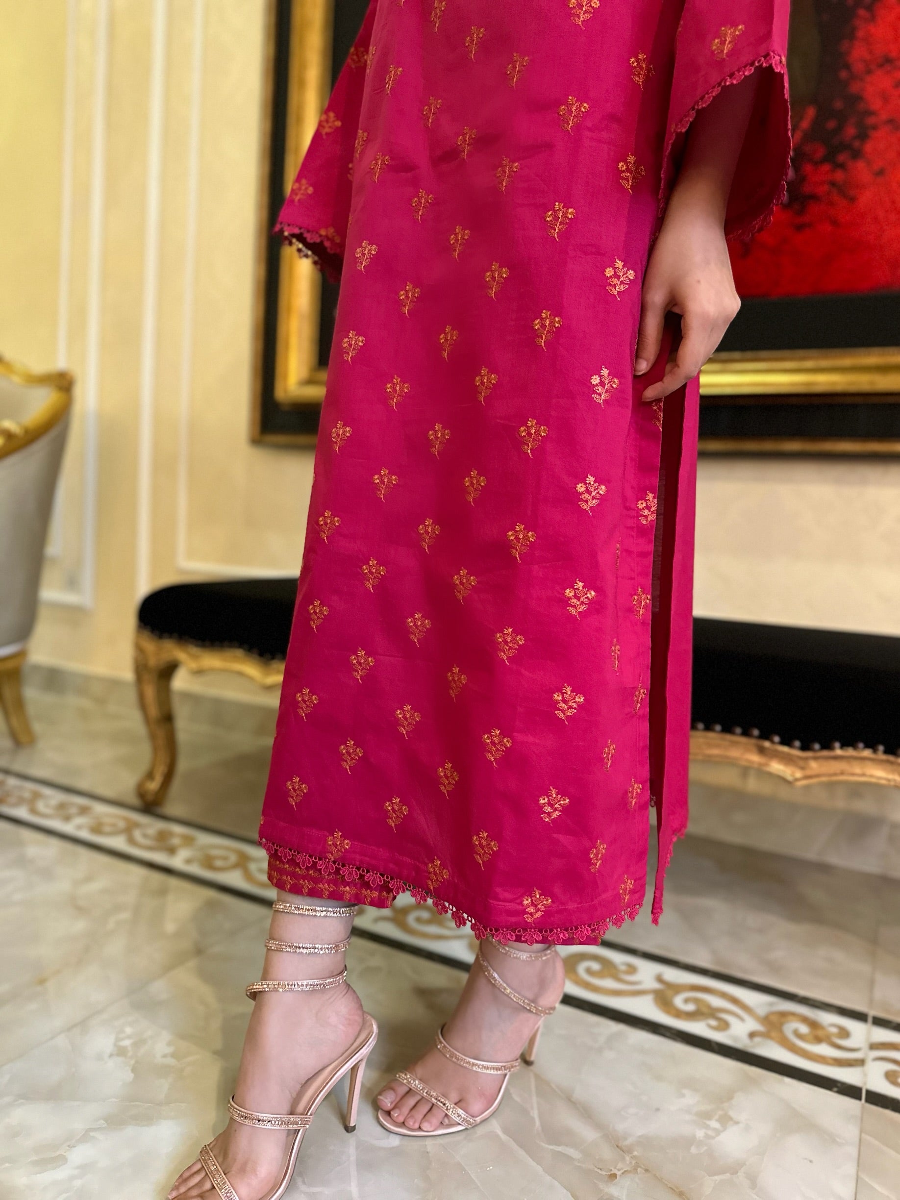MAGENTA PINK CO-ORD SET