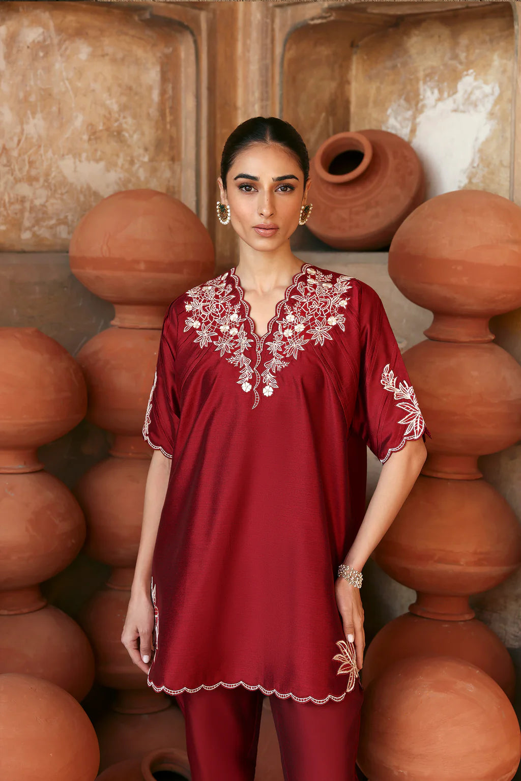 JEWEL RED MATCHING SET