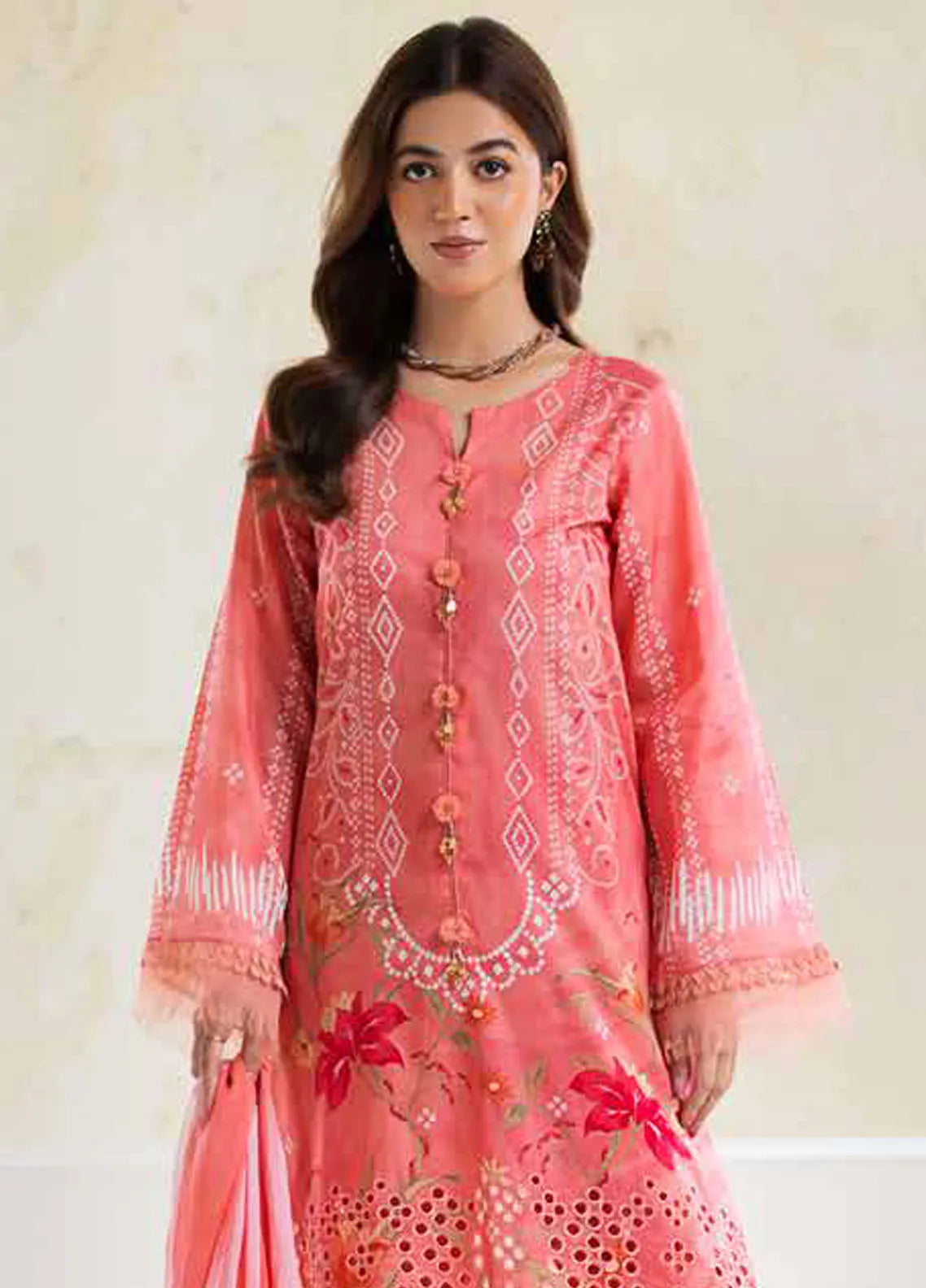 CHIKANKARI LAWN SUIT RA24A AF-82