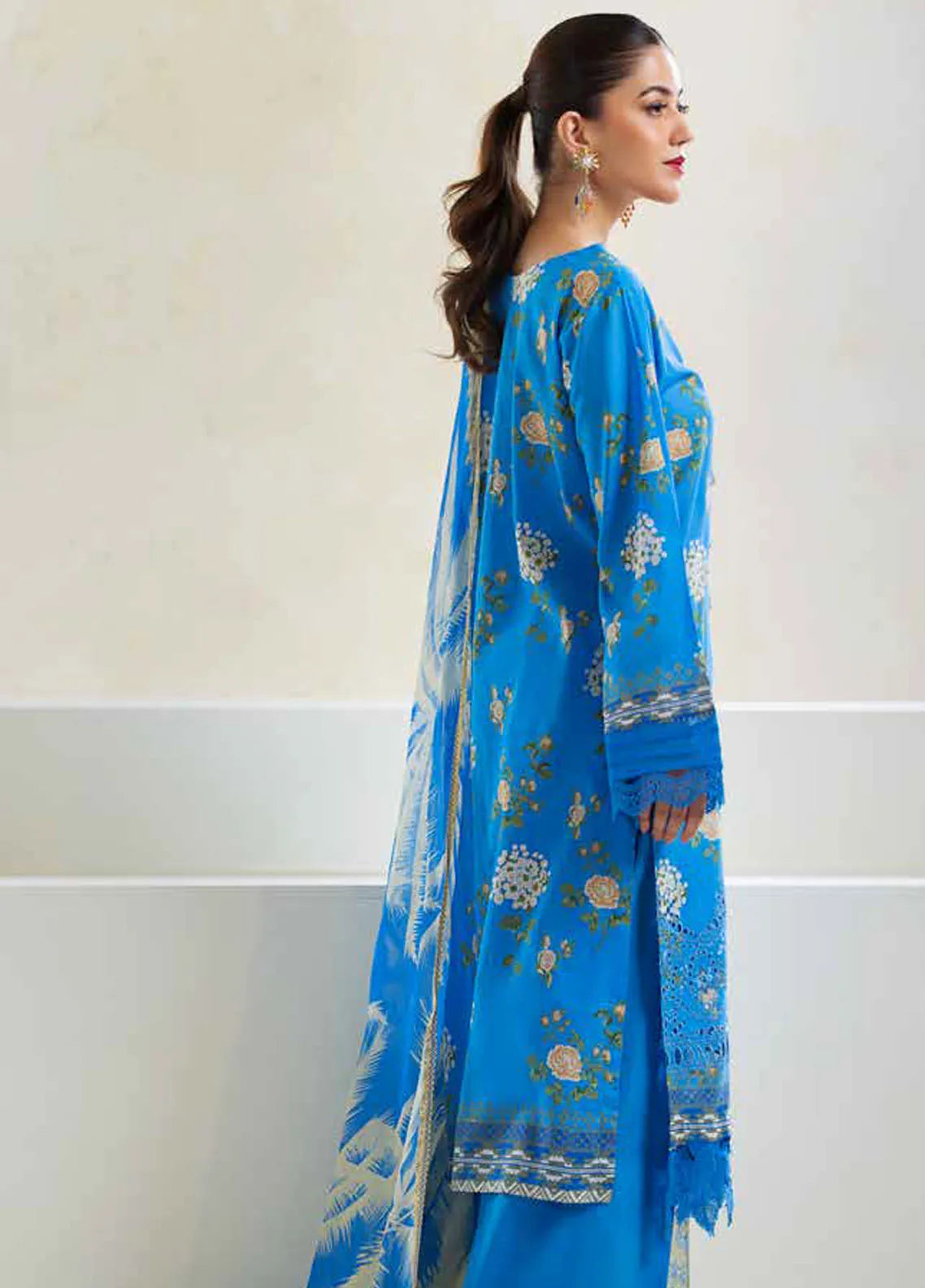 CHIKANKARI LAWN SUIT - RA24A AF-89