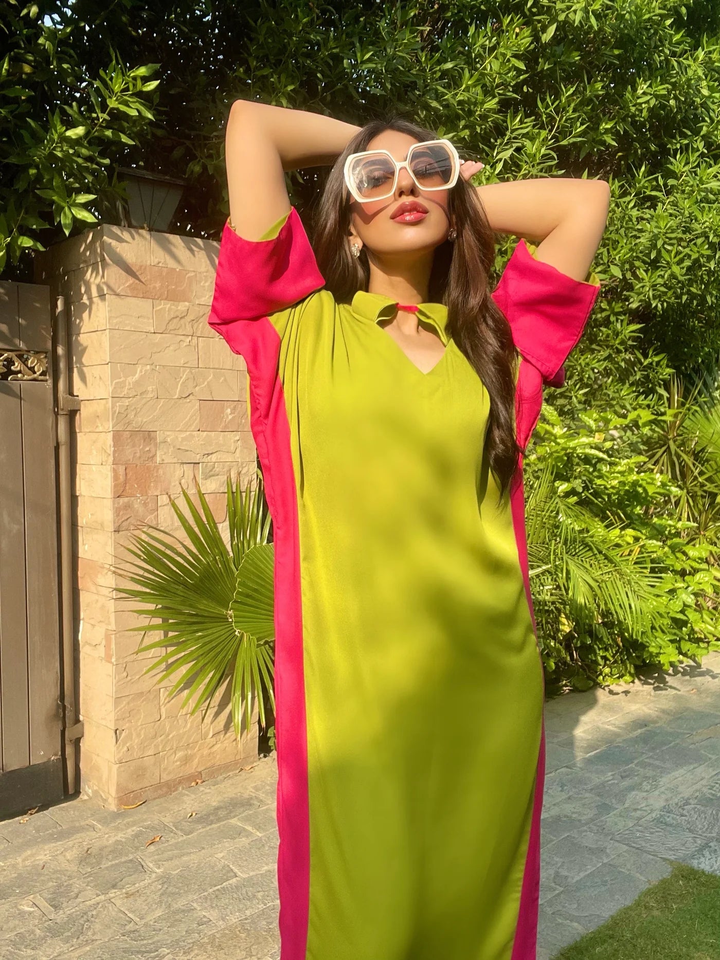 POP OF PINK KAFTAN