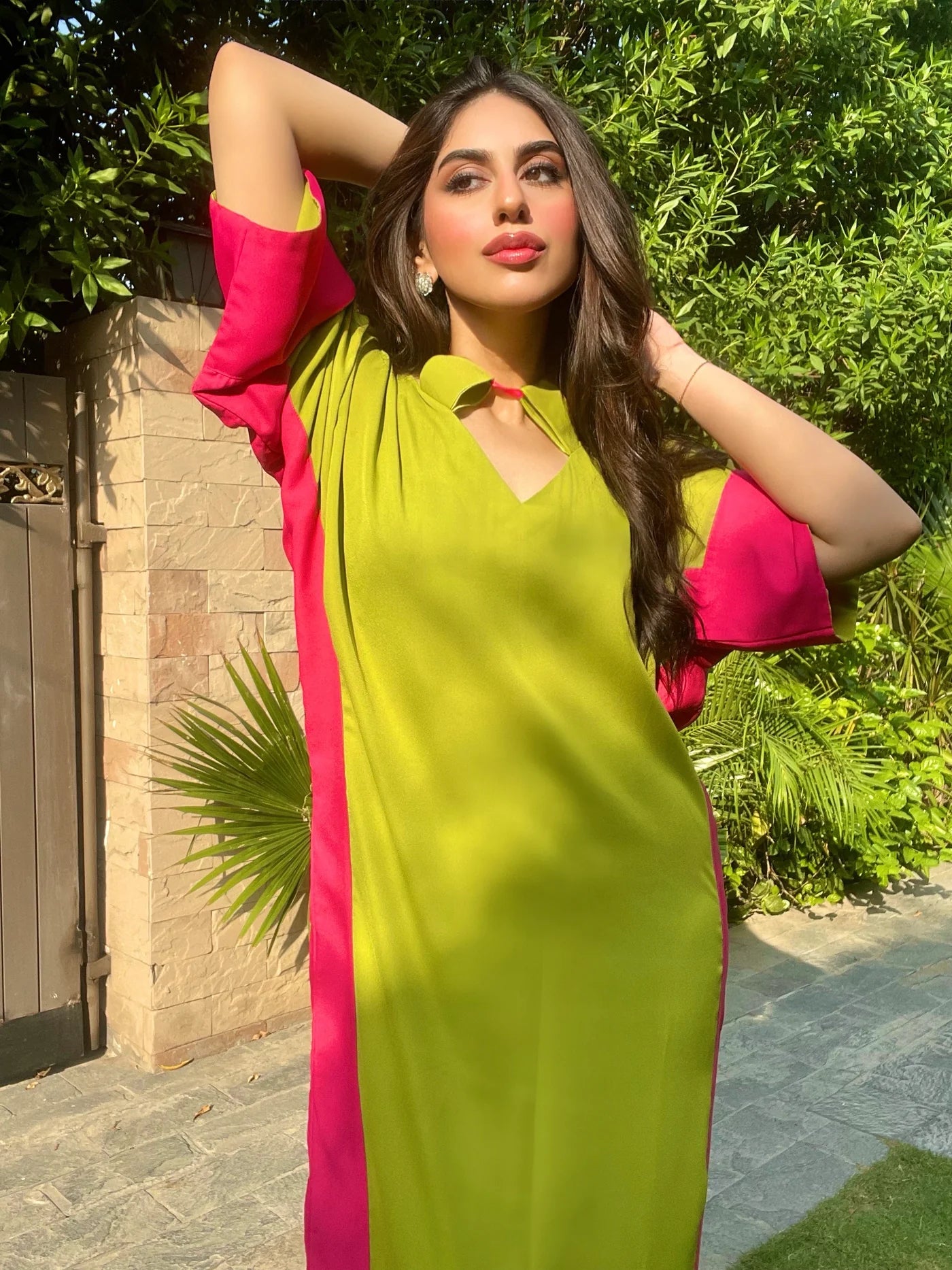 POP OF PINK KAFTAN