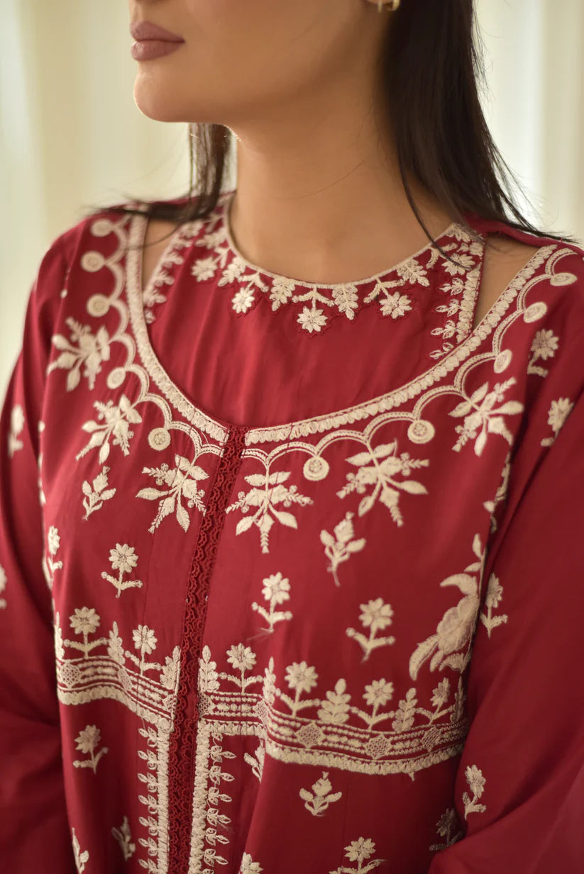 MAROON RUYA SET