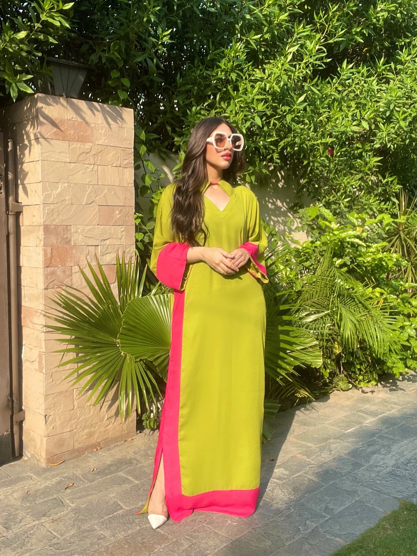 POP OF PINK KAFTAN