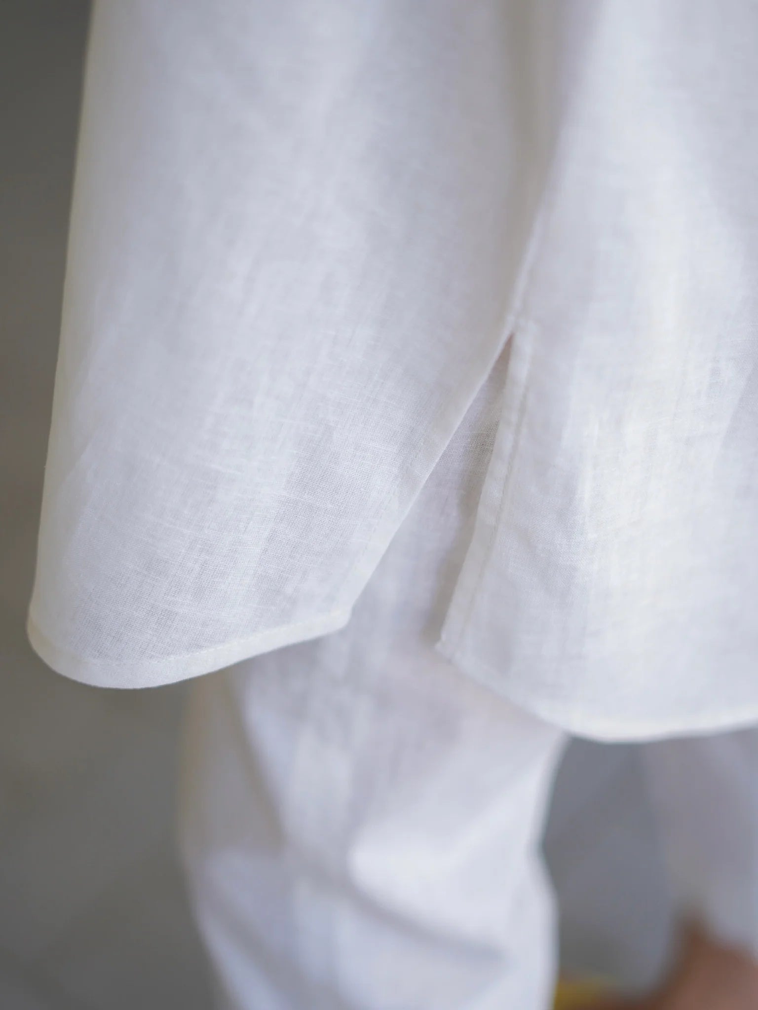 COLLARED LINEN SET