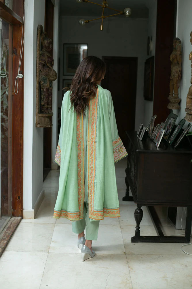 SNOW DROP SAGE GREEN 3 PIECES SET